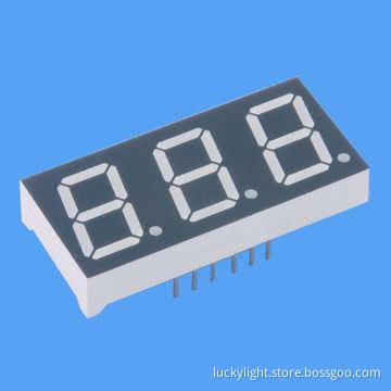 White Color 7 Segment LED Common Cathode or Common Anode Display, RoHS Mark